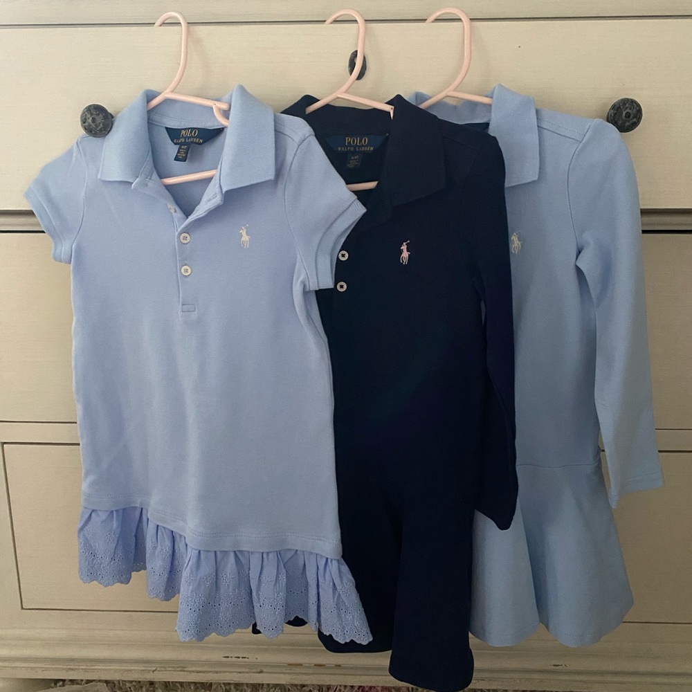 Ralph Lauren 4/4T Lot 3 dresses